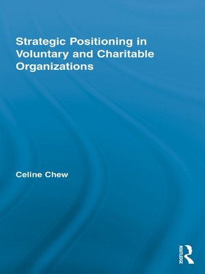 cover image of Strategic Positioning in Voluntary and Charitable Organizations